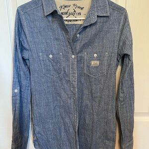 Kimes Ranch Blue Denim Shirt